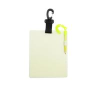 Genérico Pizarra Subacuática - Placa ABS | Tablilla De Escritura para Buceo | Panel De Comunicación Señalización Entrenamiento Deporte Acuático Accesorio Equipo Profesional Pro Kit Pro