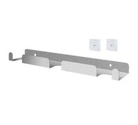Generico Pizza Peel Rack, Wall Mounted Shelf, Stainless Steel Organizer, Heavy Duty Construction, Space-Saving Design, Silver for Utensils, Brushes, Spatulas, Spoons, Restaurant Tools