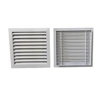 Genérico Placa de Cubierta para Orificio de Pared con Rejilla, Cubierta de ventilación empotrada para ático, Panel de Acceso de Aluminio para Paneles de Yeso para Aberturas de Servicios púb