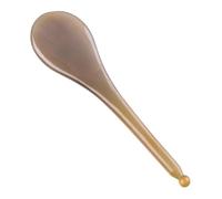 Genérico Placa de Masaje Gua Sha de Cuerno de Yak para Cuidado Facial, Herramienta de Raspado Facial Portátil y Reafirmante, Tabla Guasha para Mejorar Circulación y Uso en Spa