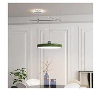 Genérico Plafon techo, Lámpara de mesa comedor for el cuidado los ojos Lámparas araña modernas for escritorio lectura redonda cocina giratorias(Green,Dia30cm)