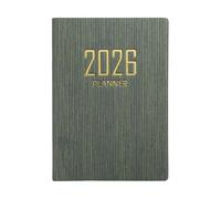 Genérico Planer 2026 - A7 Taschenkalender | 365 Tage Zeitmanagement Tagebuch, Kunstleder Mini Agenda Für Termine Ziele Und Budgetierung, Tragbarer Tagesplaner Für Schule Büro Und Reisen