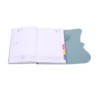 Genérico Planificador Cuaderno Diario PU Piel Organizador Mensual Semanal para Trabajo Estudiantes Agenda Habit Tracker Planificación Anual