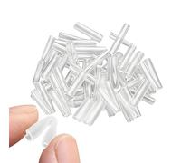 Genérico Plant Grafting Sleeves - 100 Pieces Silicone Branch Repair Tool - Fruit Tree Grafting Clips | for Vegetable Flower Floral Indoor Outdoor Yard Greenhouse