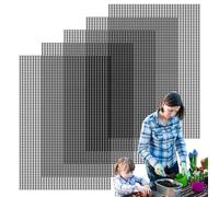 Genérico Plant Pot Drainage Mesh - Garden Hole Cover Pads for | Flexible Grid Circles Control Soil Leakage Support Water Drainage Ideal for Flower Pots Containers 7.87x11.81in