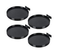 Genérico Plant Saucer - 4pcs Wall Mount Modern Holder | Flower Pot Trays Display Shelf For Home Living Room Bedroom Kitchen Office Apartment Dorm Hotel Farmhouse