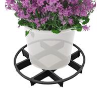 Genérico Plant Saucer Stand - Weather Resistant Drainage Racks - Versatile Flower Pot Level Feet Elevator | Low-Profile Elegance For Indoor Balcony Outdoor Patio Porch Garden Yard Apartment