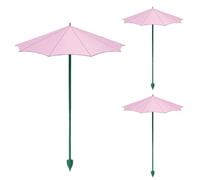 Generico Plant Shades For Outdoor Plants - 3 Pieces Small Sun Shade | Sombrilla de jardín de 26,5 cm con estaca para exteriores, patio, jardín, cama, maceta, balcón