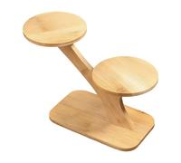 Genérico Plant Shelf Indoor, Modern Rustic Natural Storage Display, Space-Saving Retro Wooden Plant Stand Indoor, For Home Decor Living Room Bedroom Study Balcony Office Planter Flower Pot Teapot