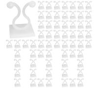 Genérico Plant Vine Wall Clips - Wall Sticky Hook Fixing Clip Vines Holder | Raised Beds & Support Structures, Secured Adhesive Clip, 100X Clips For Indoor Outdoor Vines And Plant Vine Traction