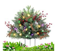 Genérico plantador de Navidad - niña de 18 pulgadas al aire libre para árbol artificial, decoración de vacaciones con estaca de trípode, accesorios estacionales para apartamento en casa, oficina