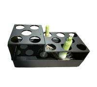 Generico Plantadora de cebollas regenerante - Kit de germinación Hydroponics | Contenedor para germinar el crecimiento de plantas verdes en miniatura, ABS negro 16,5 x 7,5 x 7 cm, para alféizar de la