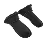 Genérico Plantillas de Felpa Cálidas y Desmontables para Zapatos Agujeros Talla 42-43, Forros de Invierno Negros para Hombre y Mujer, Insertos Acolchados Térmicos y Confortables