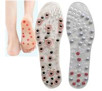 Genérico Plantillas De Masaje Magnético De Acupresión, Soporte Saludable Y Cómodo para Perder Peso, Transpirables Y Adecuadas para Hombres Y Mujeres(Size:EU:41-42,Color:1 Pair)
