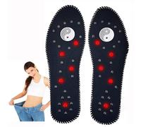 Genérico Plantillas para Adelgazar, Plantillas de acupresión,Plantillas de Gel Hombre,para Hombres Y Mujeres,Alivio para pies doloridos(Size:39,Color:Negro)