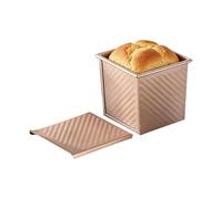 Genérico Plat À Cake Couvercle Hermétique - Forme Rectangulaire, Répartition Uniforme Chaleur, Anti Déformation, Revêtement Antiadhésif, Lavable, Résistant | Idéal Maison, Sandwich, Terrine, Lasagne