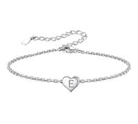 Genérico Plata Mensajes Amantes Anillos Pulseras 925 Sterling Chain Pulseras For Women Letter Z Varios Anillos Plata, talla única, Cobre, No es una piedra preciosa