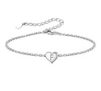 Genérico Plata Mensajes Amantes Anillos Pulseras 925 Sterling Chain Pulseras For Women Letter Z Varios Anillos Plata, talla única, Cobre, No es una piedra preciosa