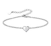 Genérico Plata Mensajes Amantes Anillos Pulseras 925 Sterling Chain Pulseras For Women Letter Z Varios Anillos Plata, talla única, Cobre, No es una piedra preciosa