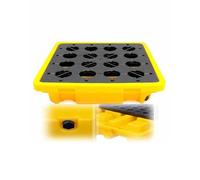 Genérico Plataforma Modular de contención de derrames, palets, almacenes, fábricas, Tambor antifugas, Bandeja de Drenaje a Prueba de Fugas, sótano, Palet Industrial de contención de derrames ModuDrum