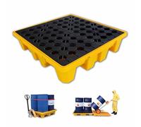 Genérico Plataforma Modular de contención de derrames para Almacenamiento a Prueba de Fugas | Plataformas de contención de derrames de Alta Resistencia con Rejilla Superior Plana para fábricas y Alma