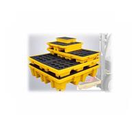 Genérico Plataforma Modular para derrames, contención de paletas, almacenes, fábrica, Tambor antifugas, Bandeja de Drenaje a Prueba de Fugas, sótano, Paleta apilable con protección contra derrames, p