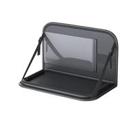 Genérico Plateau De Siège De Voiture - Fibre 40 Cm, Bureau De Voyage Pour Ordinateur Portable, Rangement Pliable | Table De Siège Arrière Rembourrée Pour, Organisateur De Voiture Pliable Les Longs