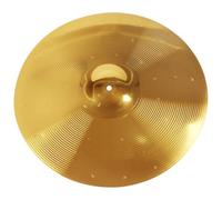 Genérico Platillo Crash de Batería de Práctica 14 Pulgadas Metal Ligero para Jazz Bordes Lisos, Accesorio Musical Portátil para Batería y Percusión