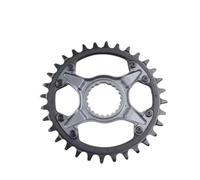 Genérico Plato, Compatible con Shimano, M7100 32T 34T 12 velocidades | Para FC-M7100-1, FC-M7120-1, FC-M7130-1, aleación de aluminio, engranaje de biela MTB