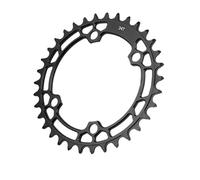 Genérico Plato de Bicicleta de montaña 96BCD, piñón de 7-12 velocidades 32-38T, Compatible con Platos y bielas Shimano M4100 M5100 M8000 U6000(96BCD 34T)