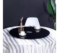 Genérico Plato Giratorio Lazy Susan de 20 Pulgadas, Plato Giratorio de Vidrio Templado de 24 Pulgadas, Mesa de Comedor Redonda, Plato Giratorio para Servir de 27 Pulgadas, Bandeja giratoria