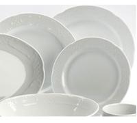 Genérico Plato Llano Blanco Augusta - Porcelana 30 Cms | Caja 6 Platos | Cepa Plaza