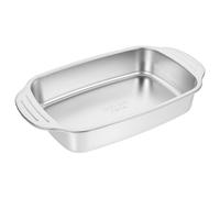 Genérico Plato para Hornear Pescado de Acero Inoxidable Bandeja Rectangular Pequeña Poco Profunda Bandeja Práctica para Cocina de Inducción para Barbacoa Asar