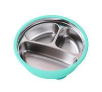 Genérico Platos De Bebé Con Ventosa Acero Inoxidable,Utensilios para Bebés Platos de Alimentación - Cuenco Infantil Antideslizantes Para Comedor Infantil Jardín De Infancia Acampada Picnic Exterior