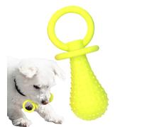 Genérico Playful Dog Pacifier - Puppy Chew for Teething Relief | Rubber Material with Pacifier Shape, Safe Molar Training Toy, Calming Pet Teether for Travel Apartment Park Home