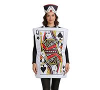 Genérico Playing Card Costume | Funny Split Shoulder Strap Outfit | Carnival Cosplay Outfit for Teenagers Adults Masquerade Party