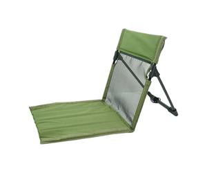 Genérico plegable camping Chair - Lawn Chair with Backrest | Portable Floor Seat for RV, Tailgating, Hiking, Patio, Travel, Beach, Picnic, Backyard, Fishing, Outdoor Adventures