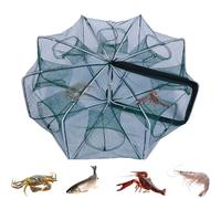 Genérico plegable Catch Net Cage, Bait Fish Trapping System, Compact Crab