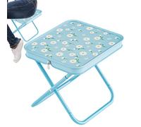 Genérico plegable Chair, plegable Stool, Quick Setup, portátil, Colored Mini Table for Picnic, Hiking, Porch, Park, Garden, Mountaineering, Poolside, Backyard, Patio, Balcony, Beach, and Travel