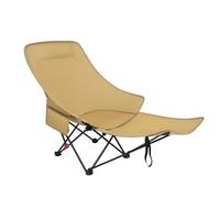 Genérico plegable para acampada, portátil High-Back Fishing Seat, ligero Recliner with Foot Rest, ideal para jardín, Tailgating, Patio, Deck, Hiking, Picnic, Poolside, Backpacking, Porch Use