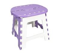 Genérico plegable Step Stools, portátil para camping, silla de acampada, ABS compacto, antideslizante, plegable Stool for Bedside, Camping, Outdoors, Kitchen, Hiking, Travel, Patio, Bedroom, 16,14 x