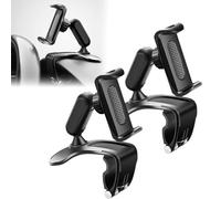 Genérico Plixorahub Phone Holder,Adjustable Universal 360° Dashboard Clip Cell Phone,Super Stable Car Mount, for 4-7in Phones (2 Pcs)