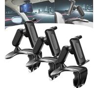 Genérico Plixorahub Phone Holder, Miranoz/Autobriva Phone Holder, Universal 360° Dashboard Phone Holders, Spring Buckle Design for Folding, Fits 4”-7” Phones (3-PCS)