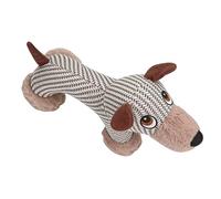 Genérico Plüsch,Quietsch Tierdesign Kauspielzeug - Interaktive Hund Kauspielzeuge - Für Starke Kauer, Kleine Und Mittlere Hunderassen, Zur Zahnungshilfe, Gegen Langeweile Und Bereicherung