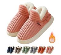 Genérico Pluffi The Cozy & Stylish Slipper, Pluffi Cozy Stylish Slipper, Pluffi Slipper Booties, Pluffi Slippers, Winter Warm Thick-Soled Plush Fuzzy House Cloud Slide (36-37,Pink)