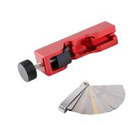 Genérico Plug Gapping Tool - 12.2x3.2x2.5cm Gap Gauge | 229g Engine Maintenance Gear, Ignition Plug Gapper, for Automotive Motorcycle Marine Sedan SUV Lawn Mower Home Garage Workshop