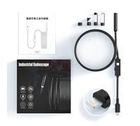 Genérico Plug & View Inspection CAM with 5M Bendable Cable and Swappable Tool Tips,2.0MP HD Camera, Capturing Exactly,IP67 Waterproof, for iPhone/Android