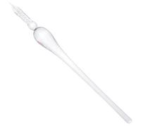 Genérico Pluma de Inmersión de Vidrio Transparente Hecha a Mano, Bolígrafo Ligero para Caligrafía y Dibujo Artístico, Herramienta Portátil para Práctica Escolar y Obsequio Creativo