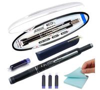 Genérico Pluma Estilográfica Retráctil | Pluma Fina Tinta Azul,Suministros Escolares Con Antideslizante Para Bocetos Caligrafía Rotular Garabatear Subrayar Textos Dibujar