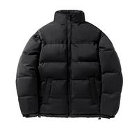 Genérico Plumas Hombre Plumon, Chaqueta Casual Hombre,Invierno Personalizado MáS AlgodóN Y Chaqueta De PlumóN Gruesa Chaqueta De De Moda Suelta para Hombres